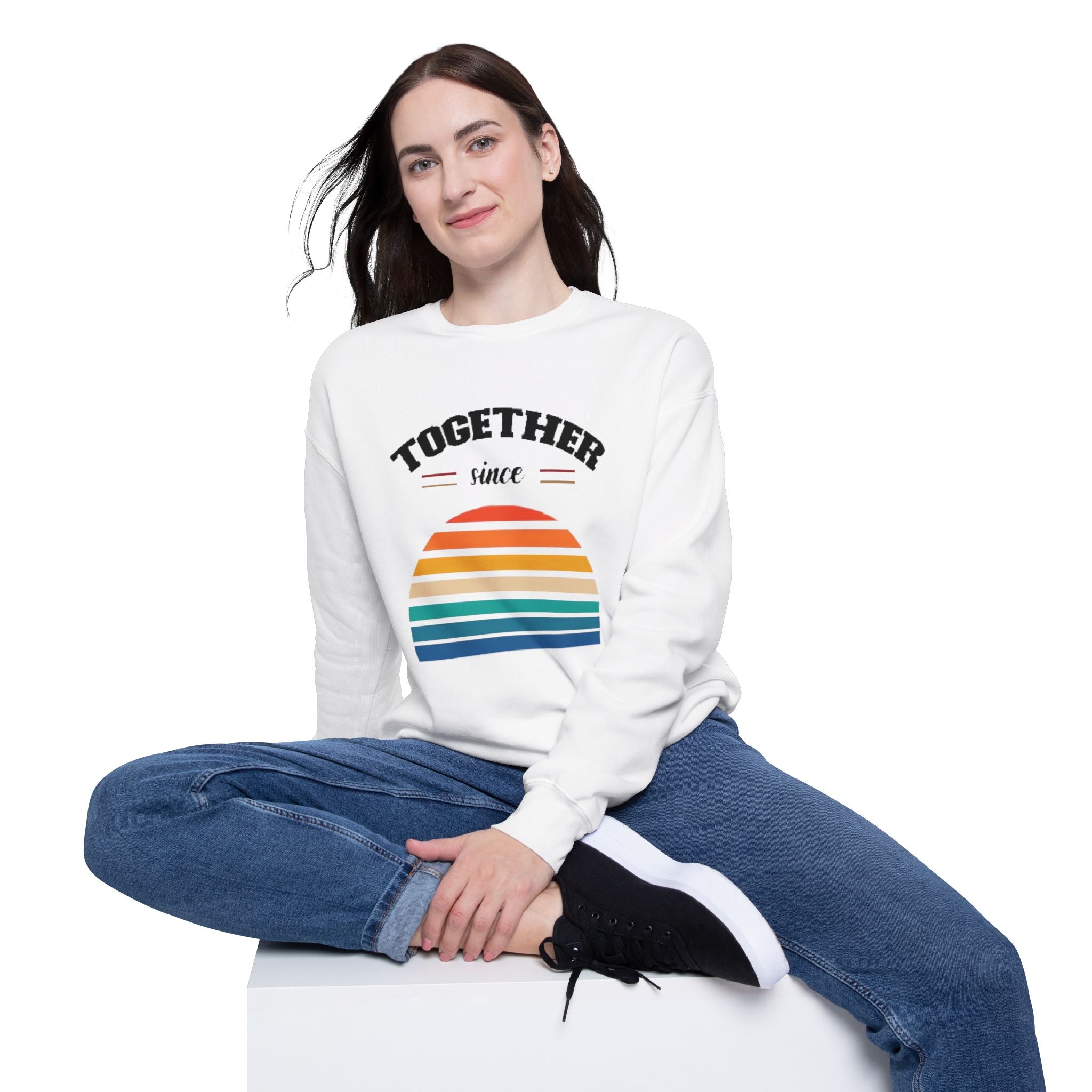 Together since | Unisex Drop Shoulder Sweatshirt